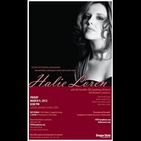 Concert Poster - Halie Loren in Corvallis 2012